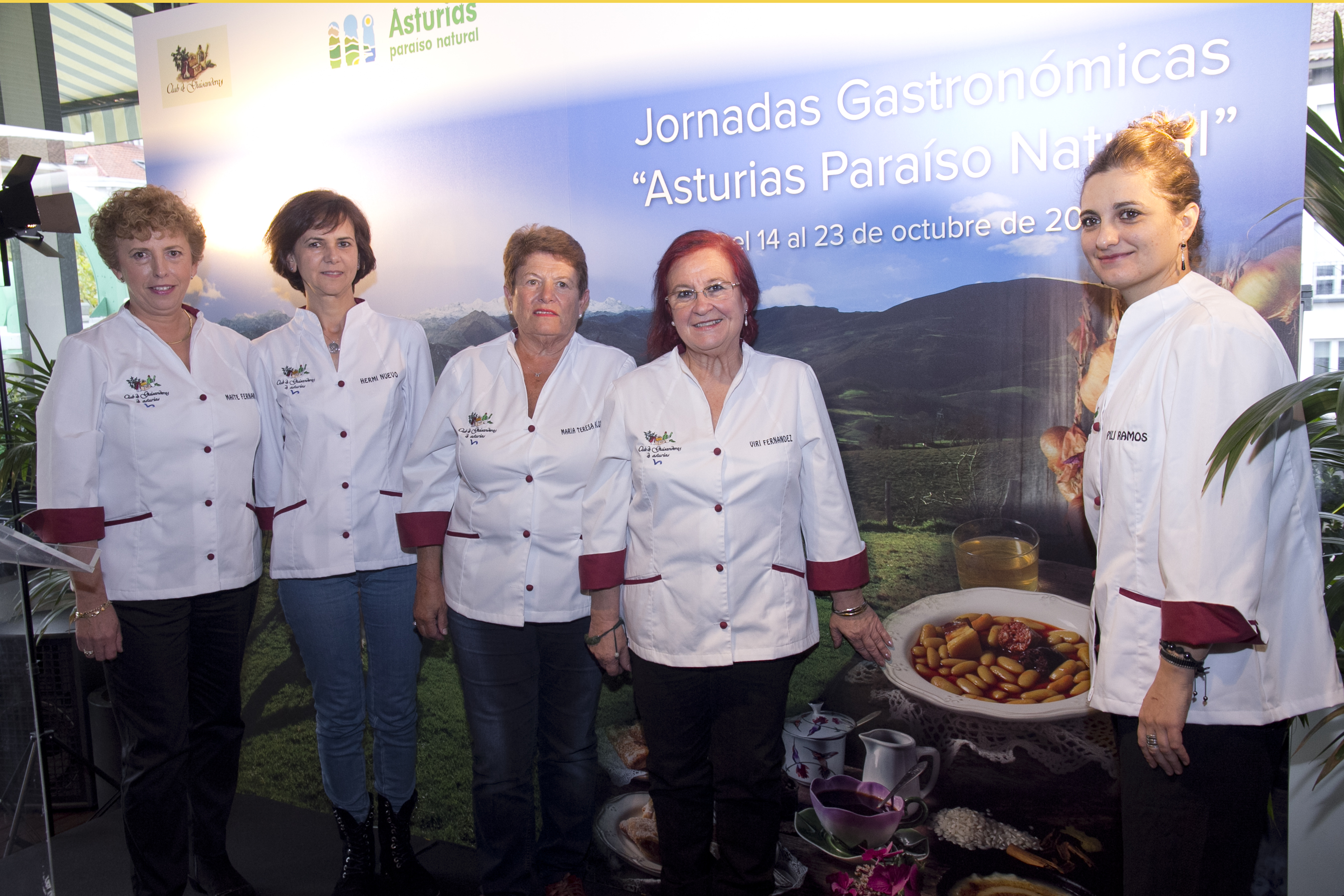 Club de Guisanderas de Asturias ha diseñado la carta de los restaurantes